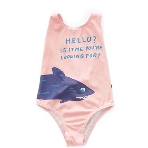 ISO OEUF rose shark swimsuit ISO